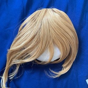 Blonde full bang 100 human hair